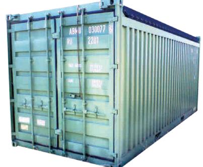 1CC general purpose Open Top container with plywood floor, gross weight 30480 kg