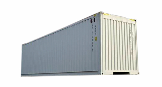 1AAA general purpose closed container with steel floor, gross weight 30480 kg