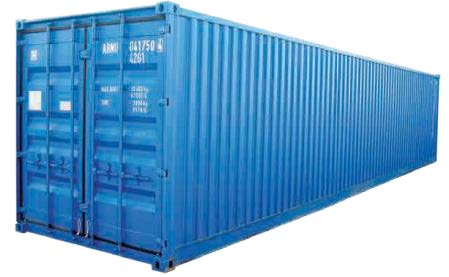 1АА general purpose closed container with plywood floor, gross weight 30480 kg