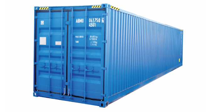 1AAA general purpose large-tonnage container with steel floor, gross weight 30480 kg